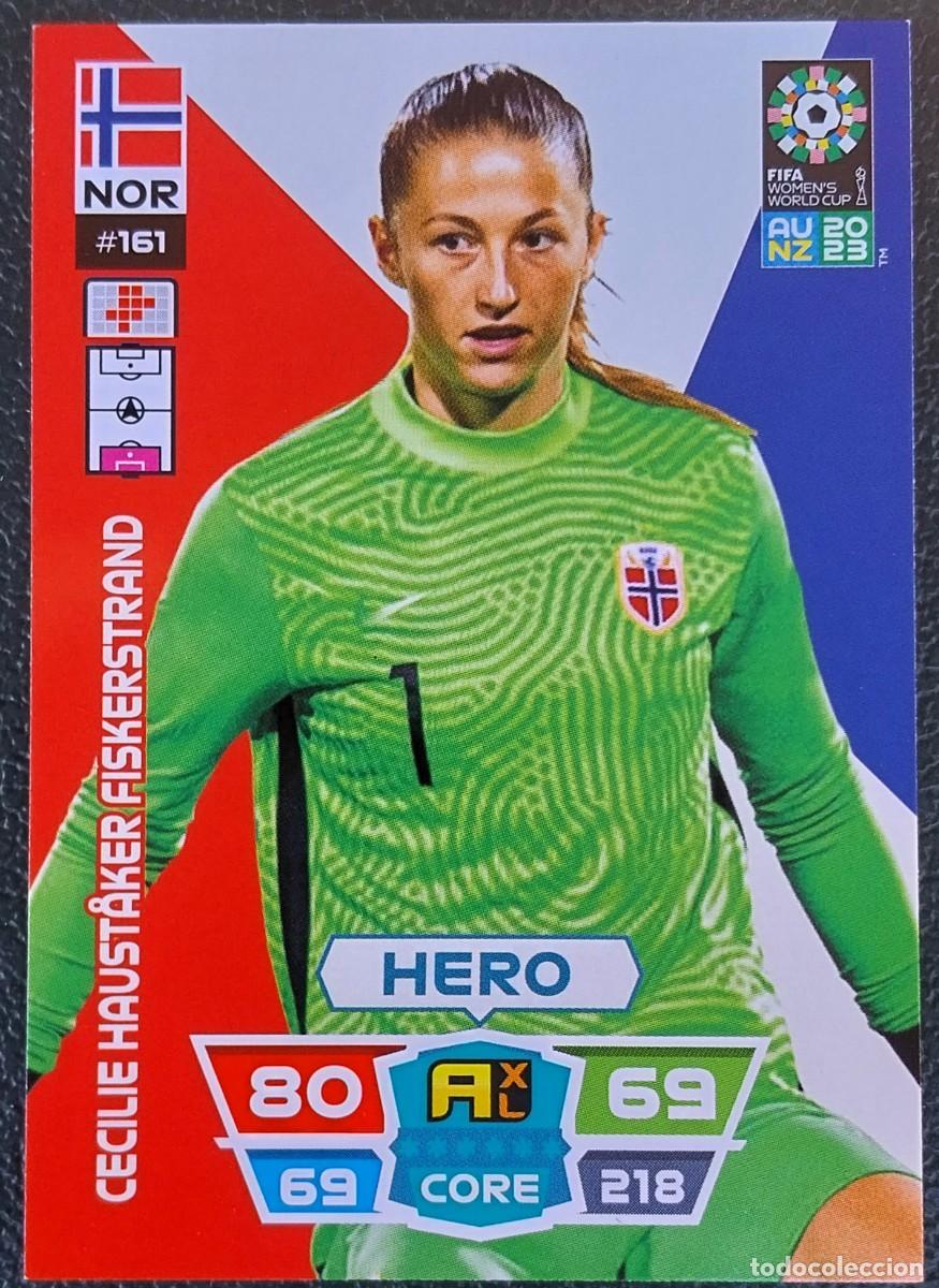 Cartes &agrave; collectionner de Football: 161 CECILIE HAUSTAKER NORUEGA FICHAS ALBUM ADRENALYN FEMENINO MUNDIAL WOMEN'S WORLD AU NZ 2023