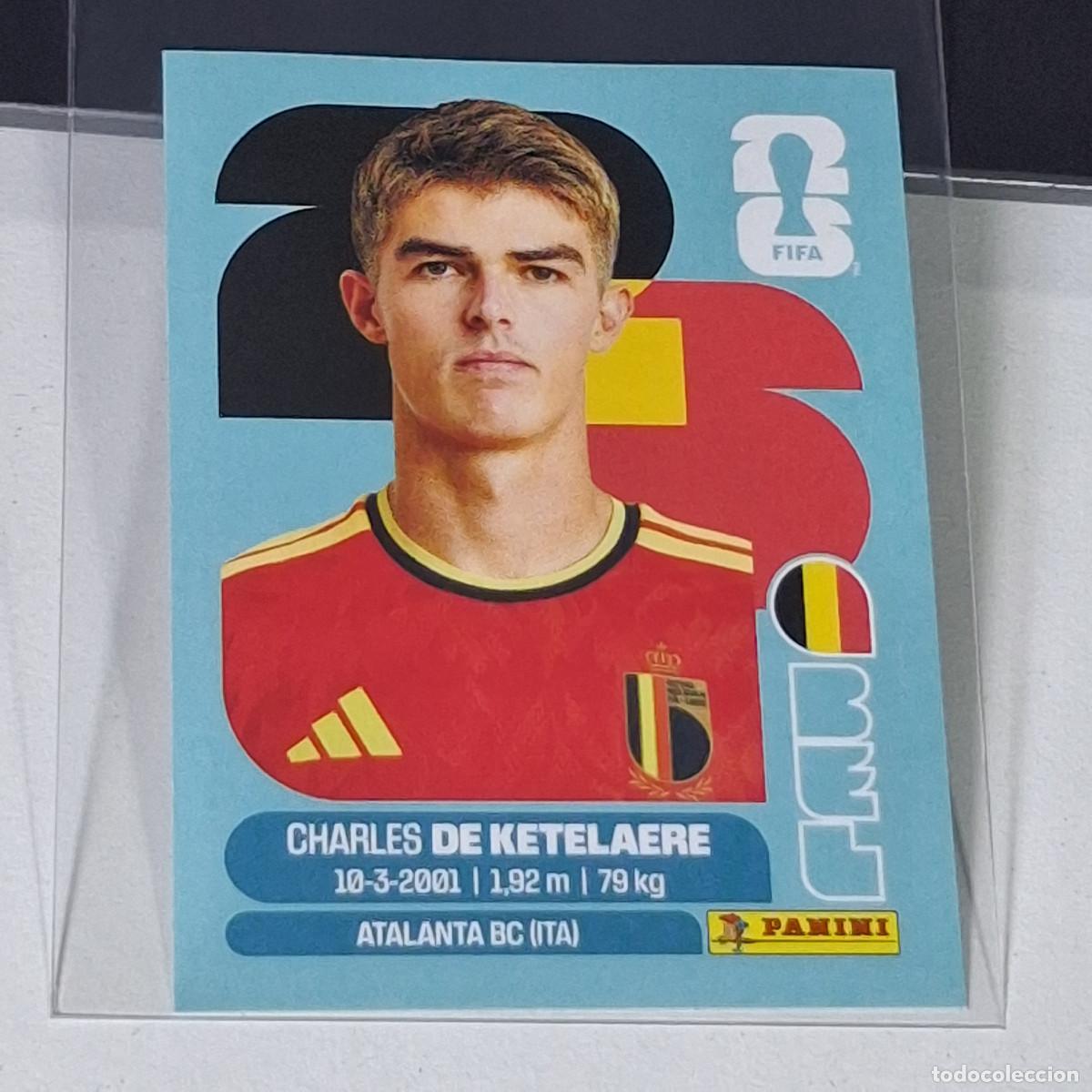 Football Stickers: B60 BEL17 CHARLES DE KETELAERE 17 B&Eacute;LGICA BELGIUM BEL MUNDIAL FIFA WORLD CUP 2026 STICKER PANINI