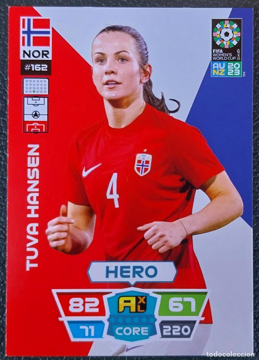 Football Stickers: 162 TUVA HANSEN NORUEGA FICHAS ALBUM ADRENALYN FEMENINO MUNDIAL WOMEN'S WORLD AU NZ 2023