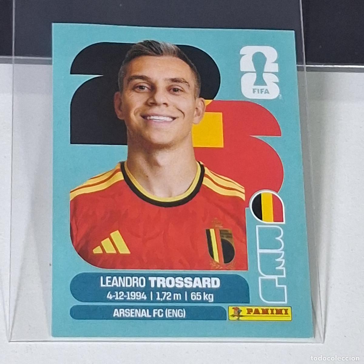 Football Stickers: B60 BEL 18 BEL18 LEANDRO TROSSARD B&Eacute;LGICA BELGIUM MUNDIAL FIFA WORLD CUP 2026 STICKER PANINI