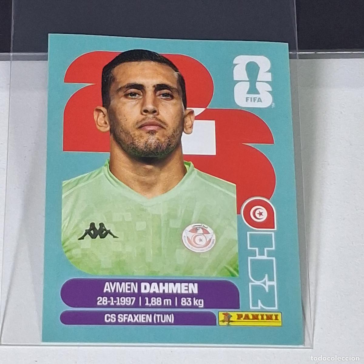 Football Stickers: B60 TUN 3 TUN3 AYMEN DAHMEN T&Uacute;NEZ TUNISIA TUN MUNDIAL FIFA WORLD CUP 2026 STICKER PANINI