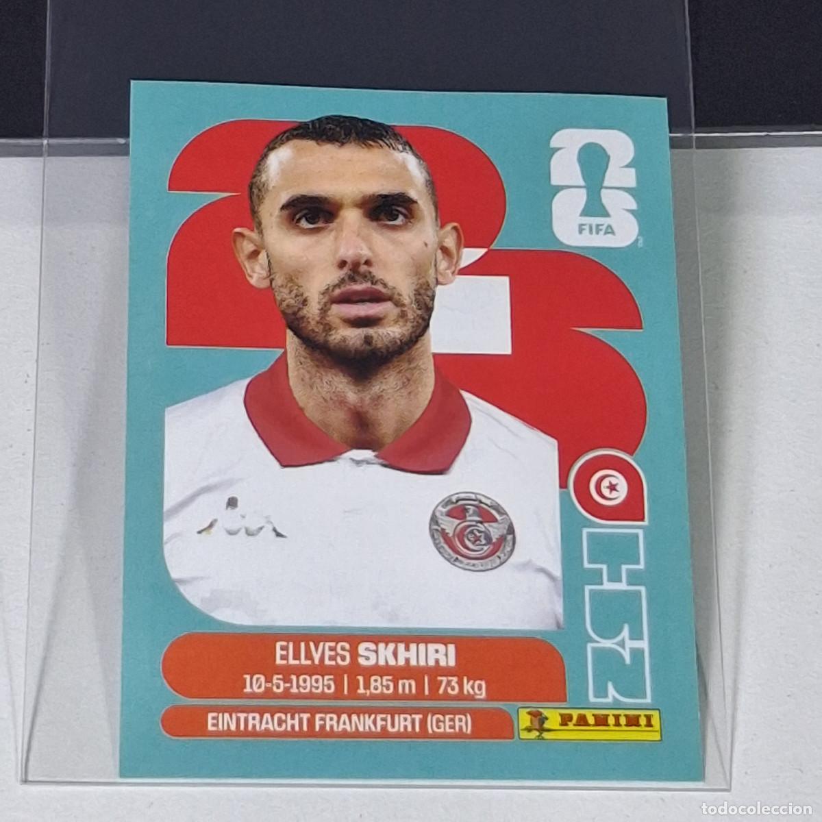Football Stickers: B60 TUN9 ELLYES SKHIRI 9 T&Uacute;NEZ TUNISIA TUN MUNDIAL FIFA WORLD CUP 2026 STICKER PANINI