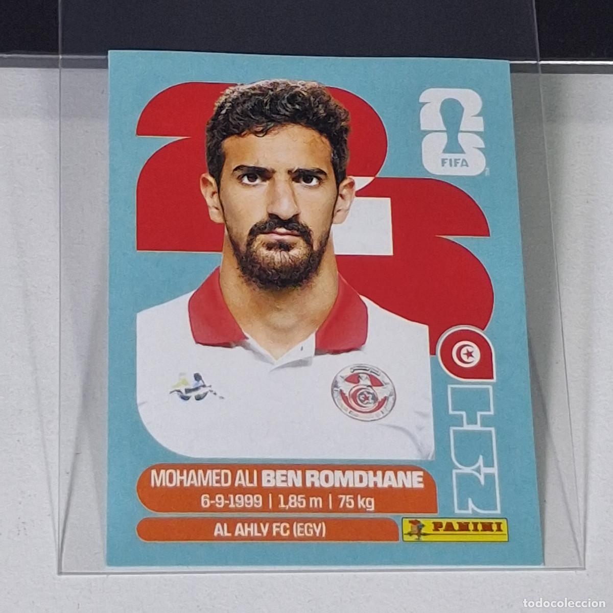 Football Stickers: B60 TUN12 MOHAMED ALI BEN ROMDHANE 12 T&Uacute;NEZ TUNISIA TUN MUNDIAL FIFA WORLD CUP 2026 STICKER PANINI