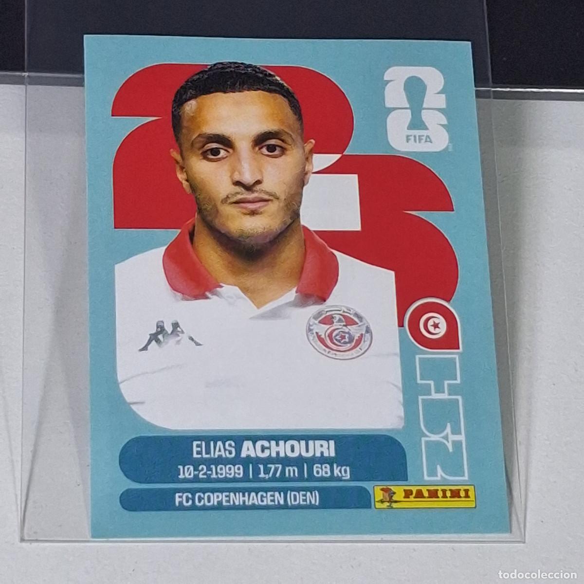 Football Stickers: B60 TUN15 ELIAS ACHOURI 15 T&Uacute;NEZ TUNISIA TUN MUNDIAL FIFA WORLD CUP 2026 STICKER PANINI