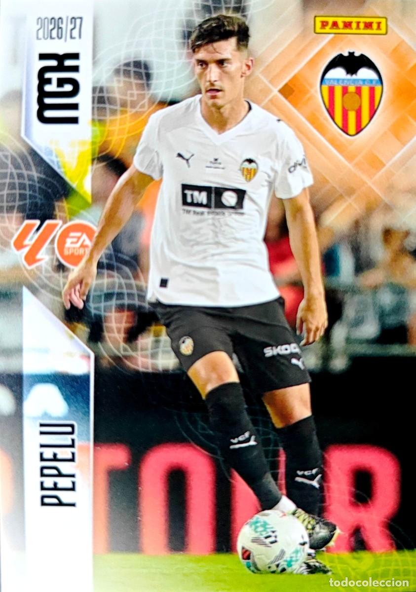 Football Stickers: 352 Pepelu - Valencia CF - PANINI Megacracks MGK 2026 2027 26 27