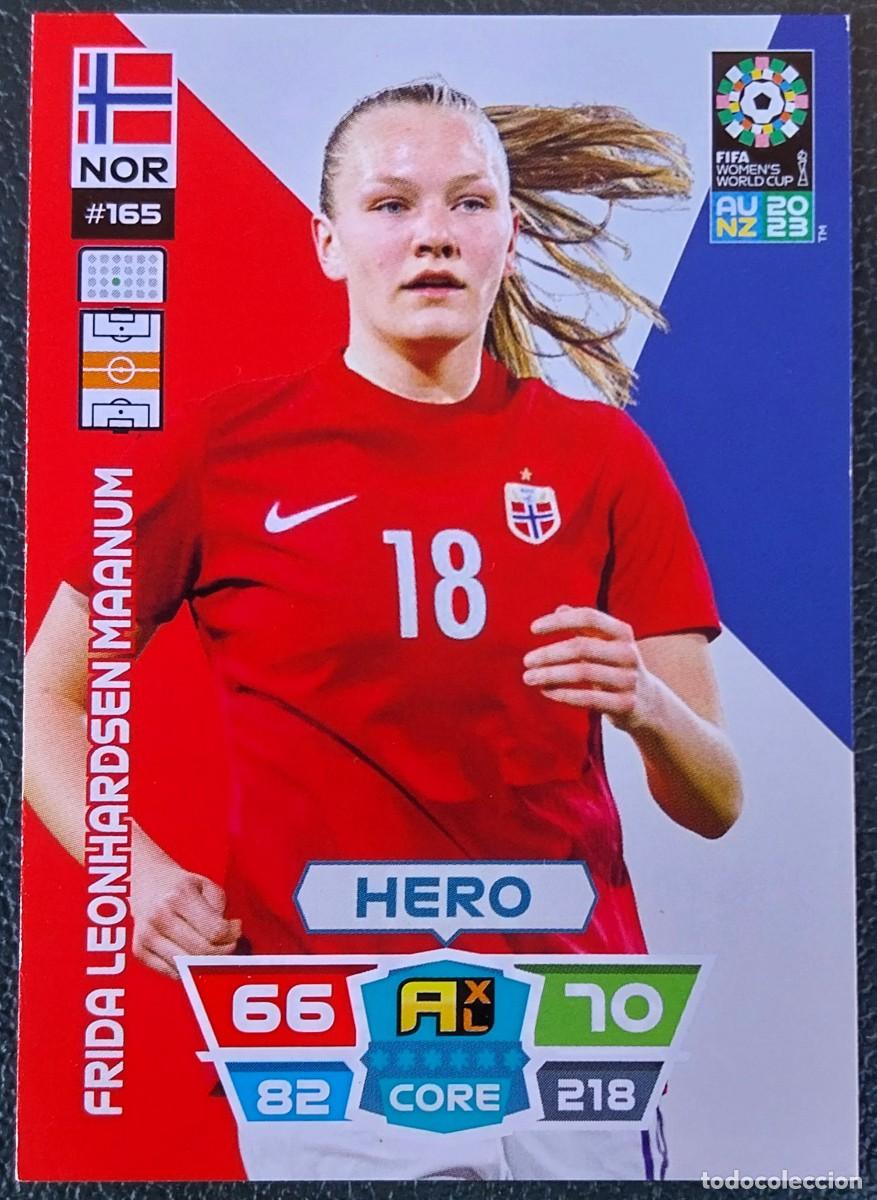 Football Stickers: 165 FRIDA LEONHARDSEN NORUEGA FICHAS ALBUM ADRENALYN FEMENINO MUNDIAL WOMEN'S WORLD AU NZ 2023