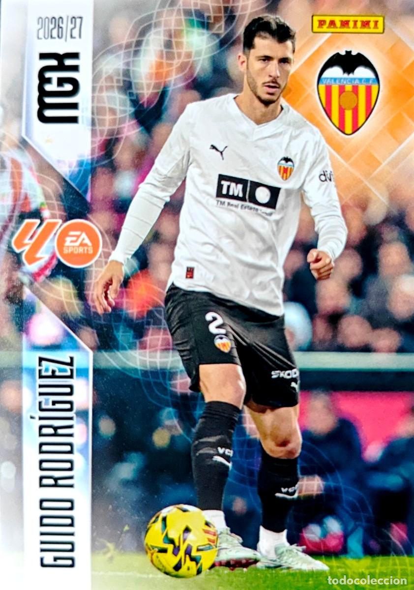Football Stickers: 353 Guido Rodriguez - Valencia CF - PANINI Megacracks MGK 2026 2027 26 27