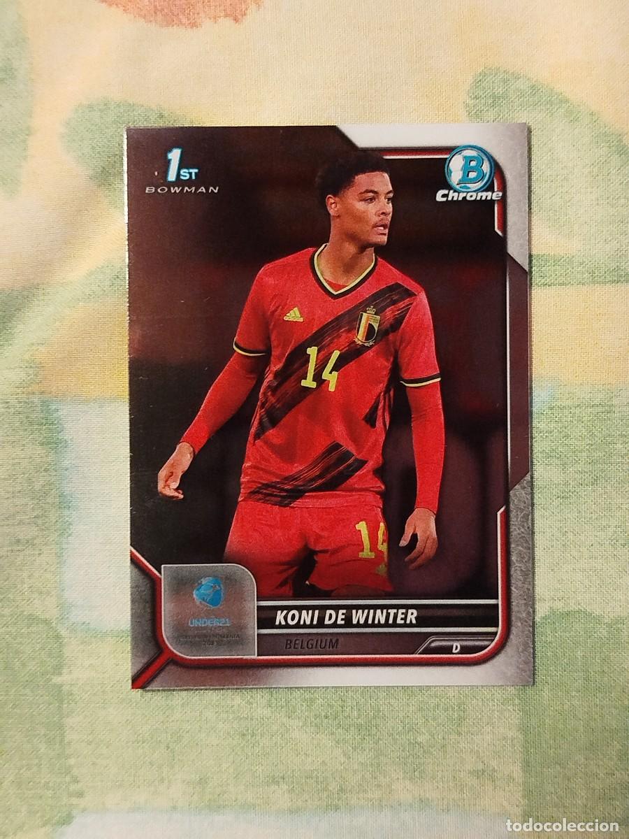 Football Stickers: 15. Koni de Winter (B&eacute;lgica) - Topps Bowman Chrome Road to UEFA Under 21 Championship