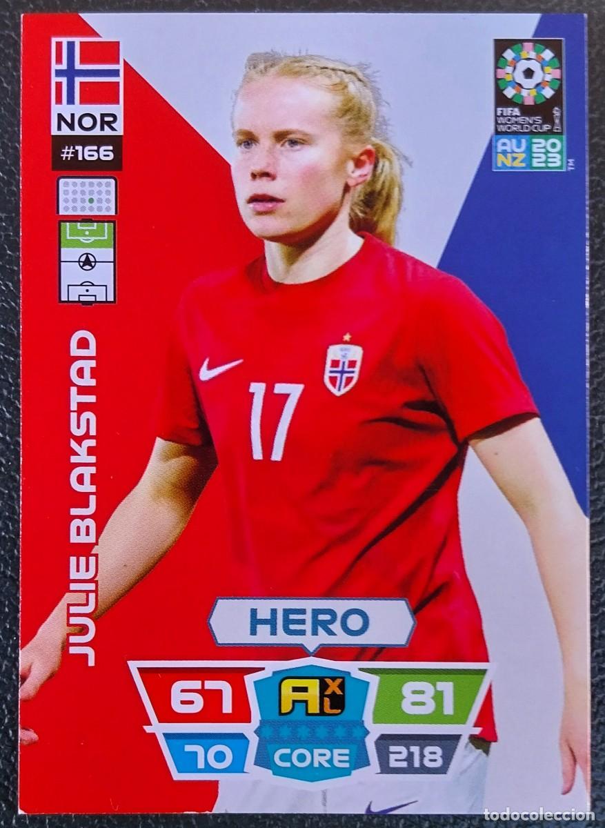 Cromos de Futebol: 166 JULIE BLAKSTAD NORUEGA FICHAS ALBUM ADRENALYN FEMENINO MUNDIAL WOMEN'S WORLD AU NZ 2023