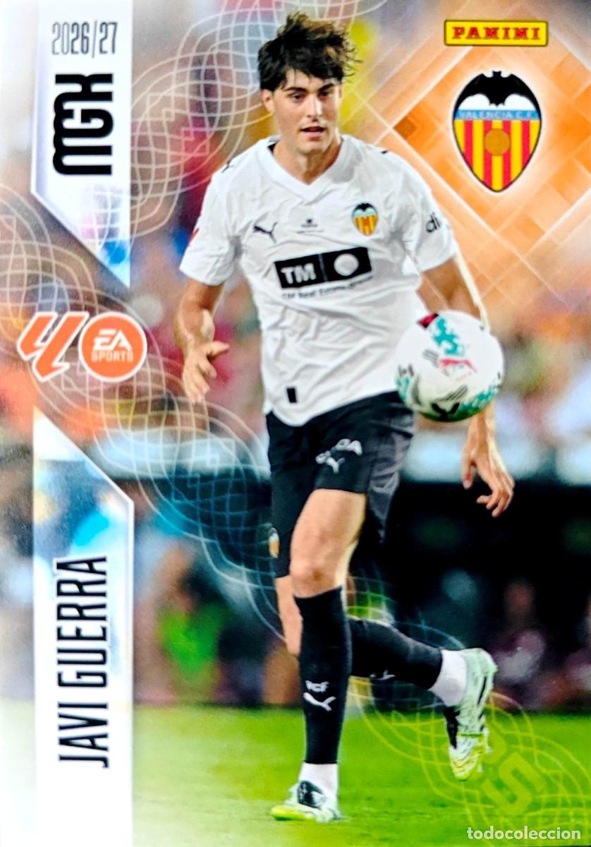 Cromos de Futebol: 354 Javi Guerra - Valencia CF - PANINI Megacracks MGK 2026 2027 26 27