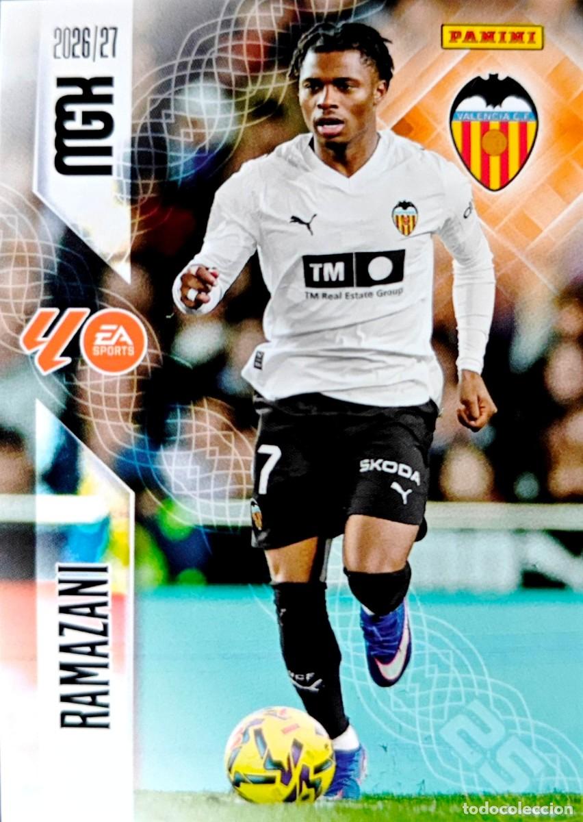 Cromos de f&uacute;tbol: 357 Largie Ramazani - Valencia CF - PANINI Megacracks MGK 2026 2027 26 27
