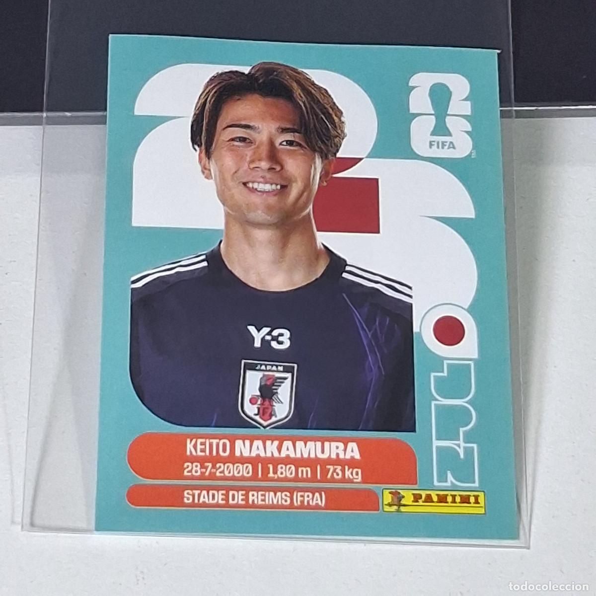 Cromos de f&uacute;tbol: B60 JPN15 KEITO NAKAMURA 15 JAP&Oacute;N JAPAN JPN MUNDIAL FIFA WORLD CUP 2026 STICKER PANINI