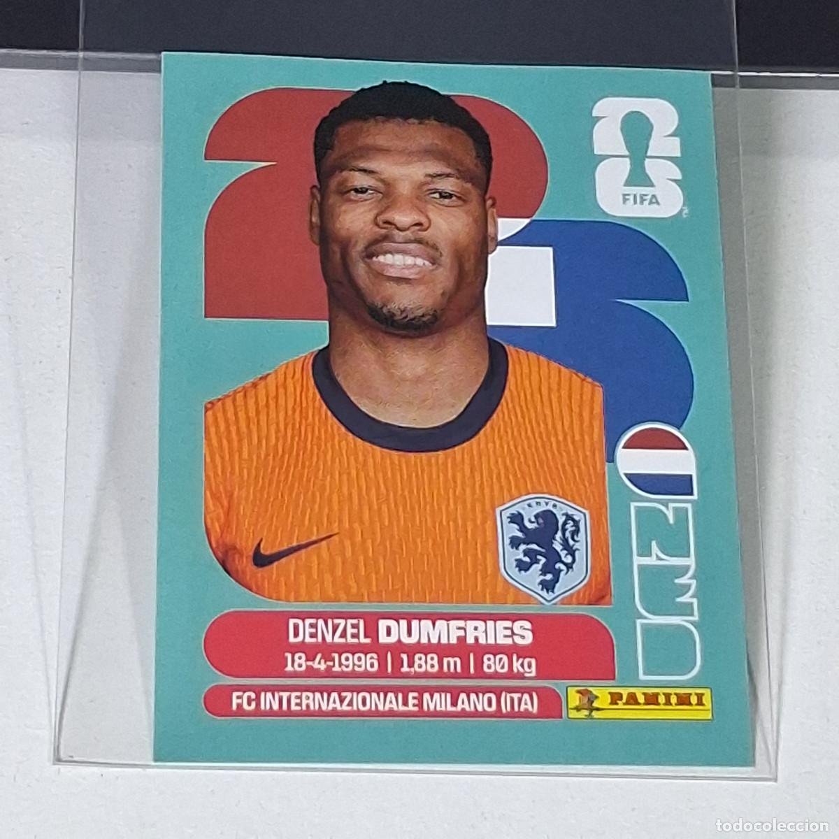 Figurine di Calcio: B60 NED6 DENZEL DUMFRIES 6 PA&Iacute;SES BAJOS HOLANDA NED MUNDIAL FIFA WORLD CUP 2026 STICKER PANINI