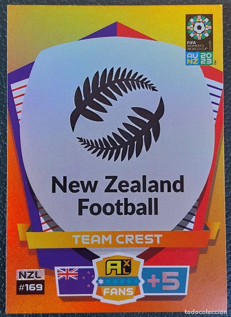 Figurine di Calcio: 169 ESCUDO NUEVA ZELANDA FICHAS ALBUM ADRENALYN FEMENINO MUNDIAL WOMEN'S WORLD AU NZ 2023