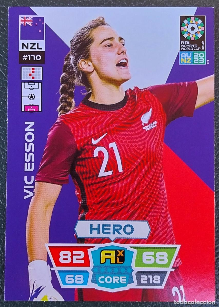 Cromos de f&uacute;tbol: 170 VIC ESSON NUEVA ZELANDA FICHAS ALBUM ADRENALYN FEMENINO MUNDIAL WOMEN'S WORLD AU NZ 2023