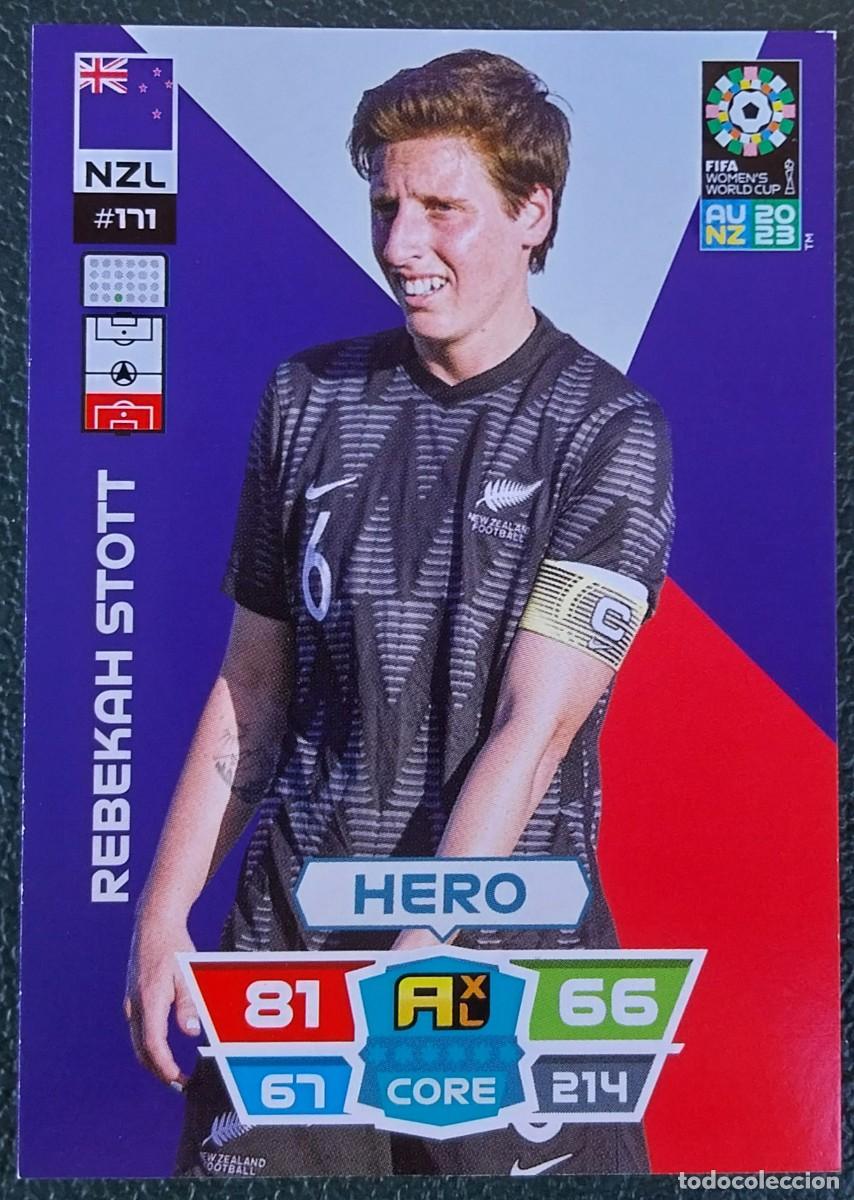 Cromos de f&uacute;tbol: 171 REBEKAH STOTT NUEVA ZELANDA FICHAS ALBUM ADRENALYN FEMENINO MUNDIAL WOMEN'S WORLD AU NZ 2023