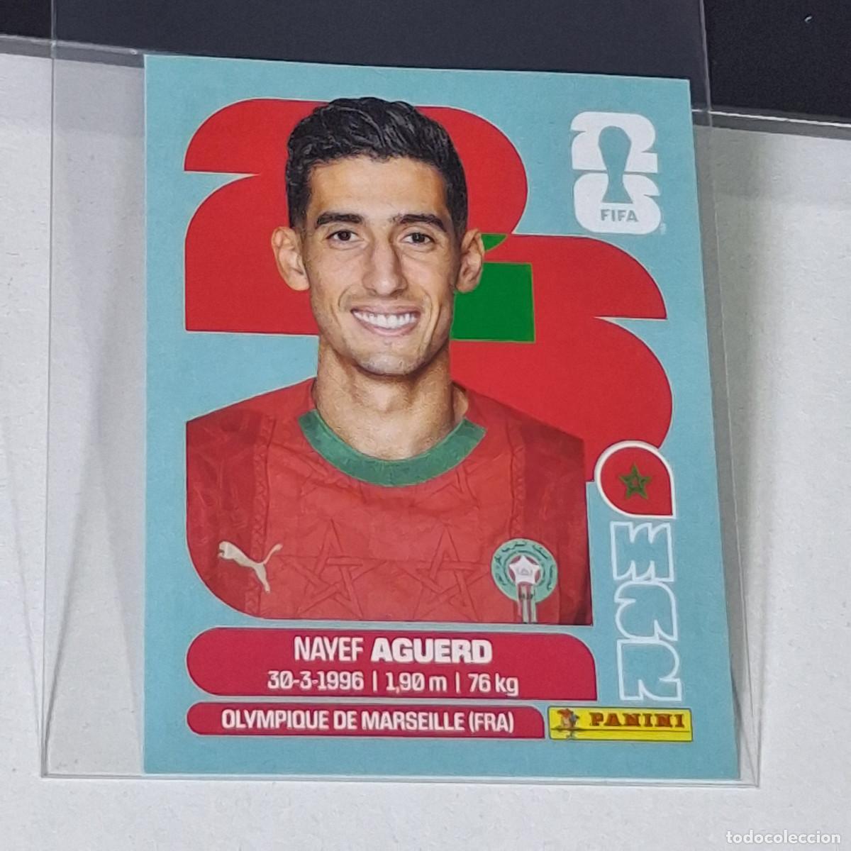 Cromos de f&uacute;tbol: B60 MAR6 NAYEF AGUERD 6 MARRUECOS MOROCCO MAR MUNDIAL FIFA WORLD CUP 2026 STICKER PANINI