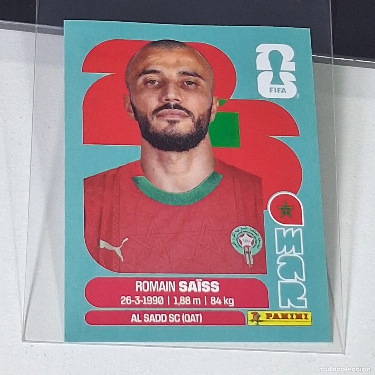 Cromos de f&uacute;tbol: B60 MAR 7 MAR7 ROMAN SAISS MARRUECOS MOROCCO MAR MUNDIAL FIFA WORLD CUP 2026 STICKER PANINI