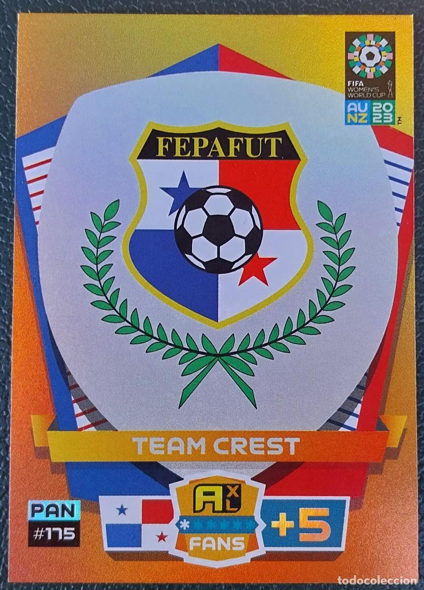 Cromos de f&uacute;tbol: 175 ESCUDO PANAMA FICHAS ALBUM ADRENALYN FEMENINO MUNDIAL WOMEN'S WORLD AU NZ 2023