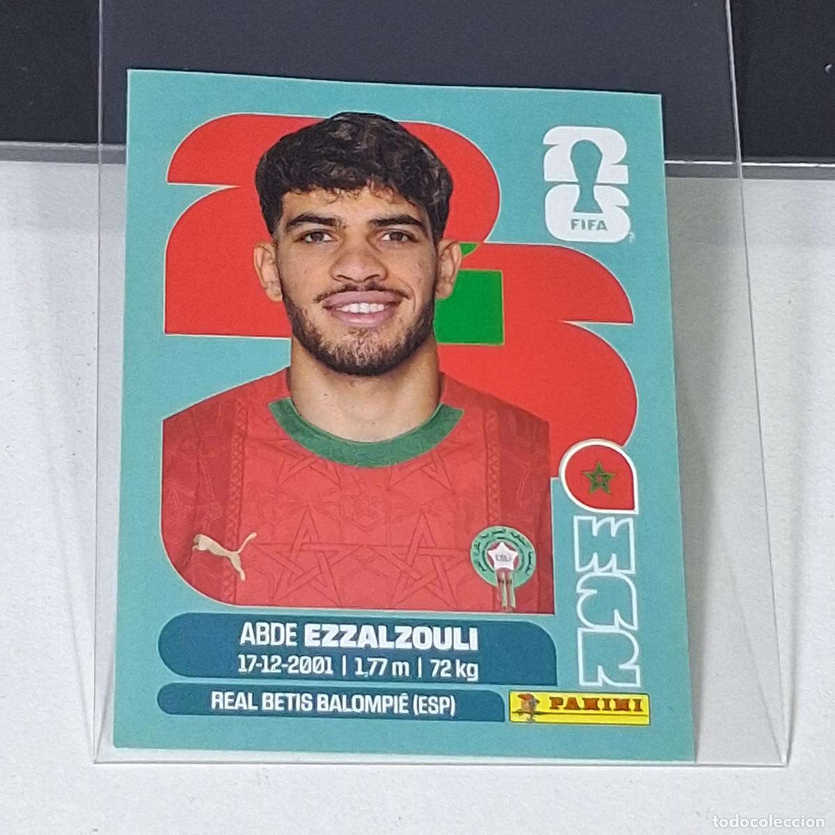 Cromos de f&uacute;tbol: B60 MAR 17 MAR17 ABDE EZZALZOULI MARRUECOS MOROCCO MAR MUNDIAL FIFA WORLD CUP 2026 STICKER PANINI