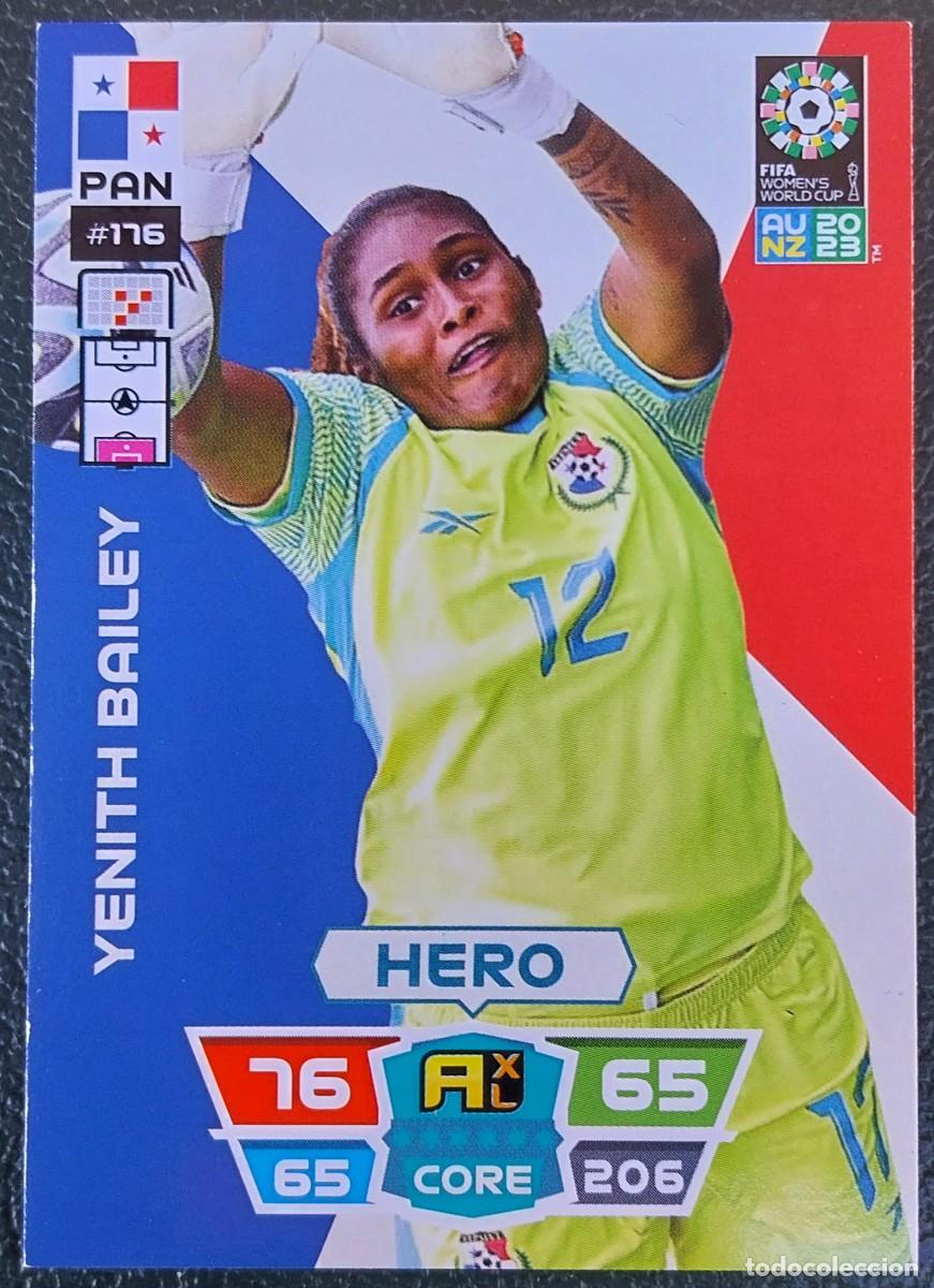 Cromos de f&uacute;tbol: 176 YENITH BAILEY PANAMA FICHAS ALBUM ADRENALYN FEMENINO MUNDIAL WOMEN'S WORLD AU NZ 2023