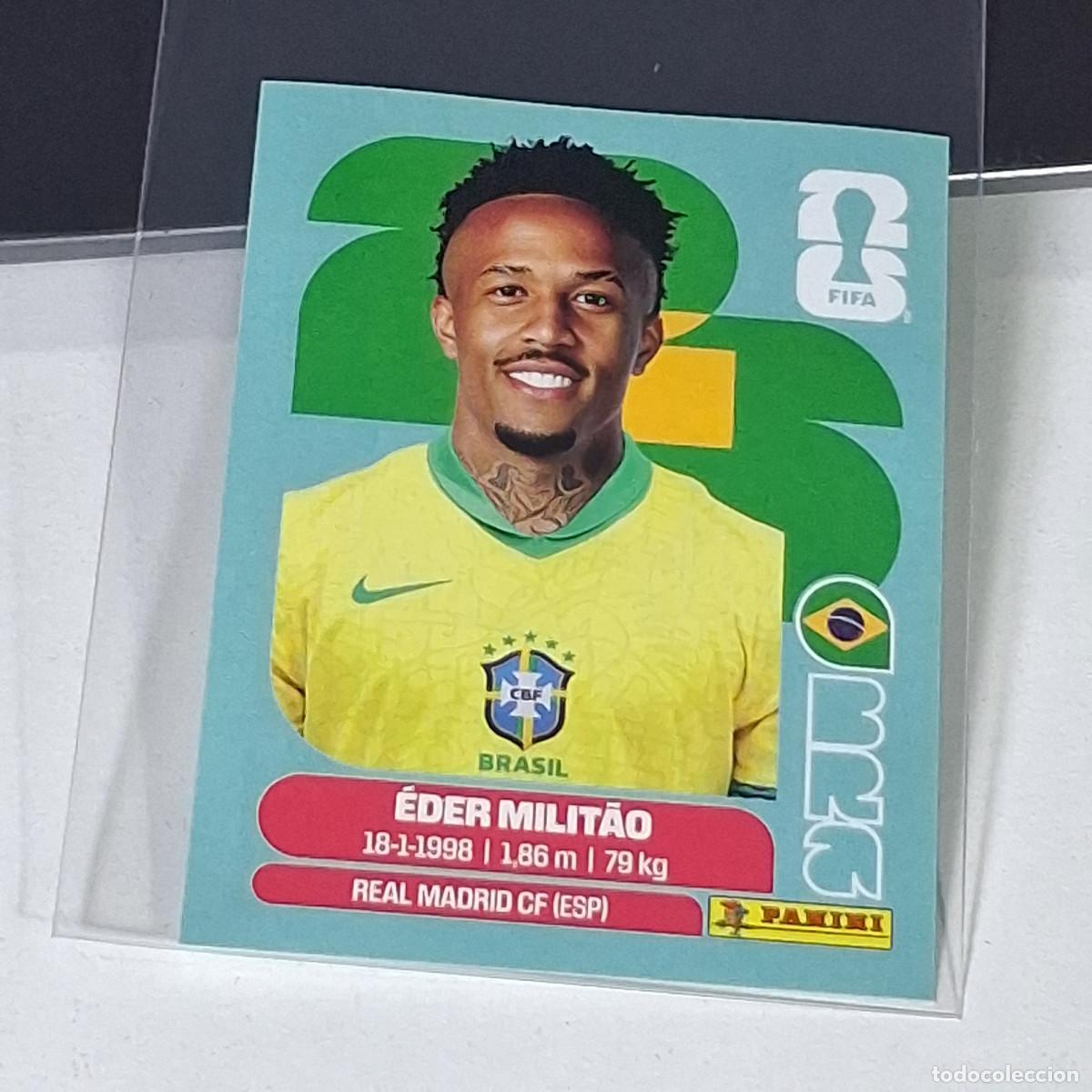 Cromos de f&uacute;tbol: B60 BRA5 &Eacute;DER MILIT&Atilde;O 5 BRAZIL BRASIL BRA MUNDIAL FIFA WORLD CUP 2026 STICKER PANINI