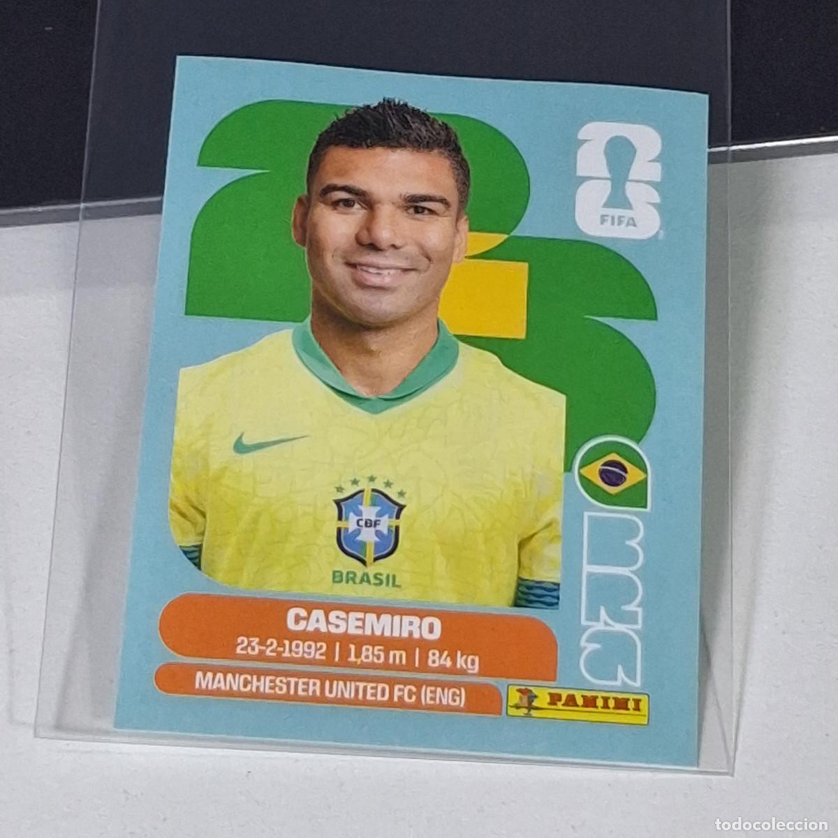 Cromos de f&uacute;tbol: B60 BRA10 CASEMIRO 10 BRAZIL BRASIL BRA MUNDIAL FIFA WORLD CUP 2026 STICKER PANINI