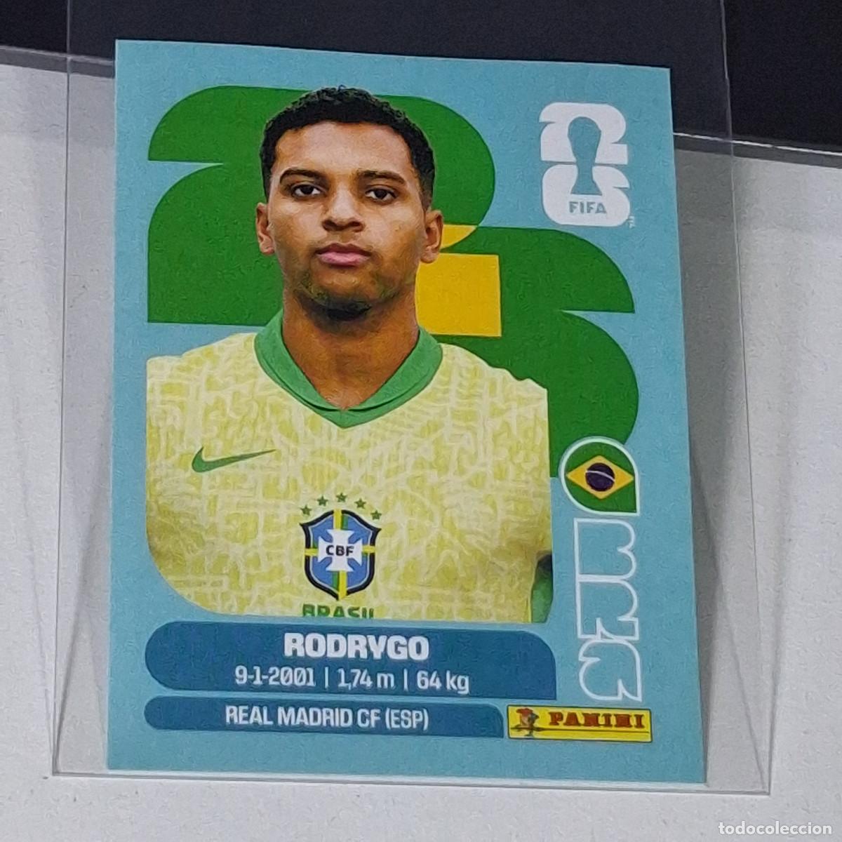 Cromos de f&uacute;tbol: B60 BRA15 RODRYGO 15 BRAZIL BRASIL BRA MUNDIAL FIFA WORLD CUP 2026 STICKER PANINI