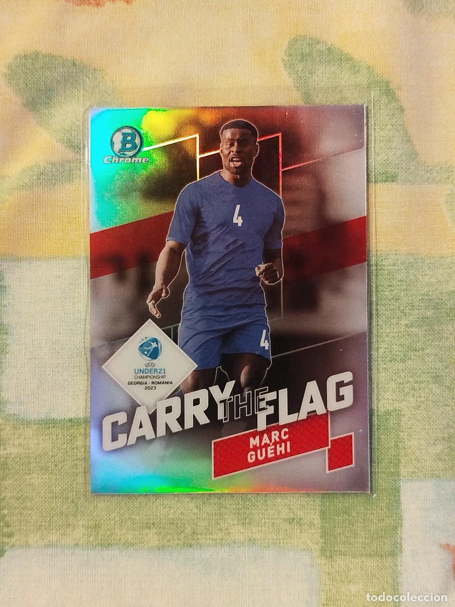 Cromos de f&uacute;tbol: CF2. Marc Guehi (Inglaterra) - Topps Bowman Chrome Road to UEFA Under 21 Championship