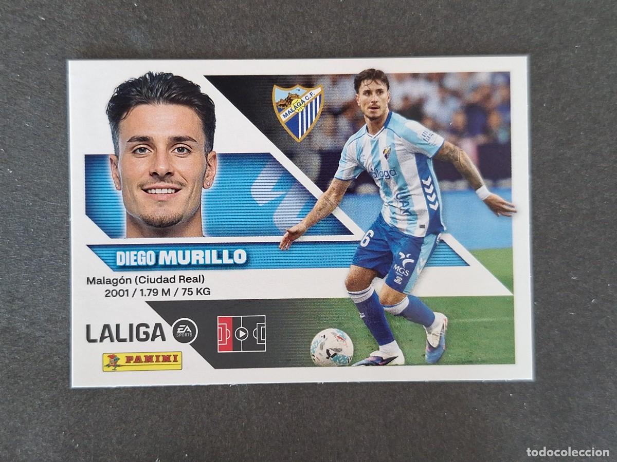Cromos de f&uacute;tbol: L1 MURILLO MALAGA C. F. LIGA ESTE 2026 2027 26 27 NUNCA PEGADO SIN PEGAR