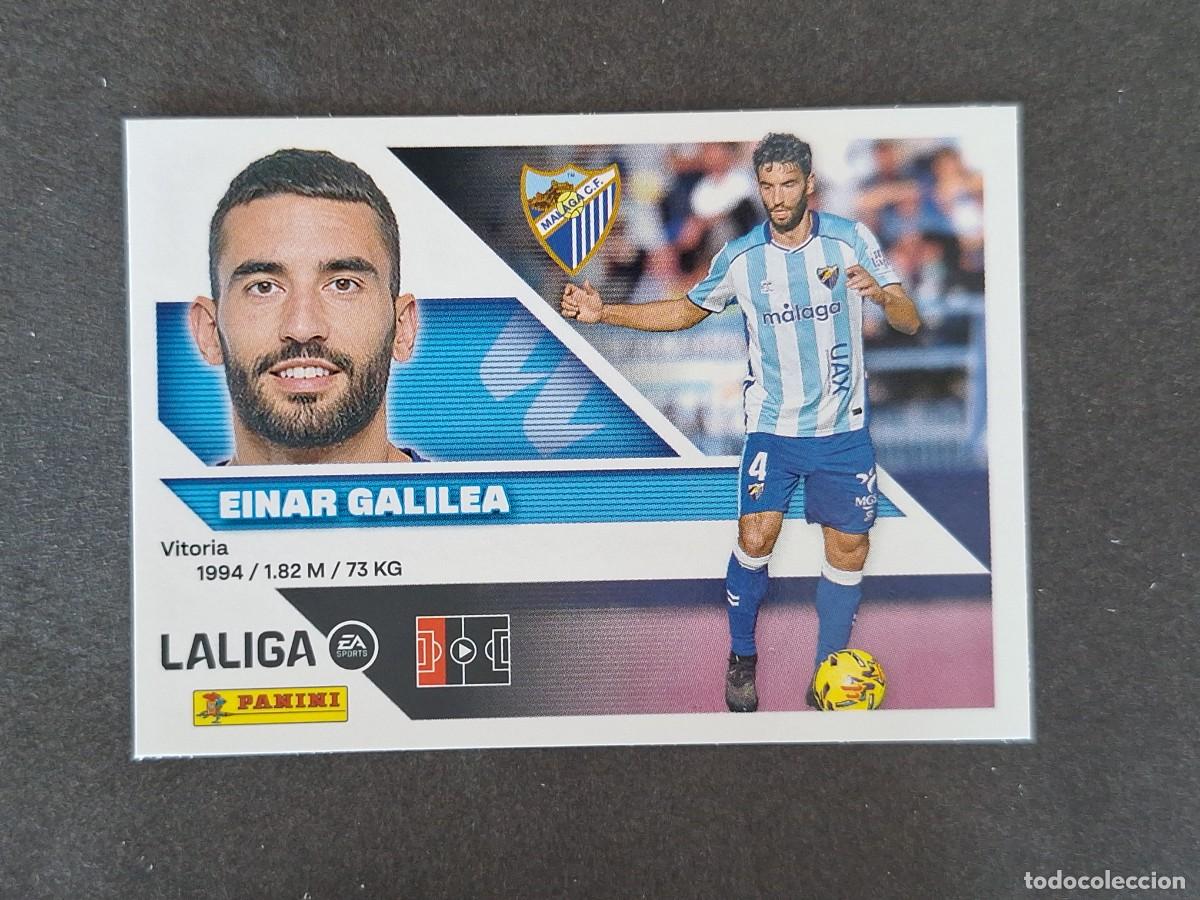 Cromos de f&uacute;tbol: L1 EINAR GALILEA MALAGA C. F. LIGA ESTE 2026 2027 26 27 NUNCA PEGADO SIN PEGAR