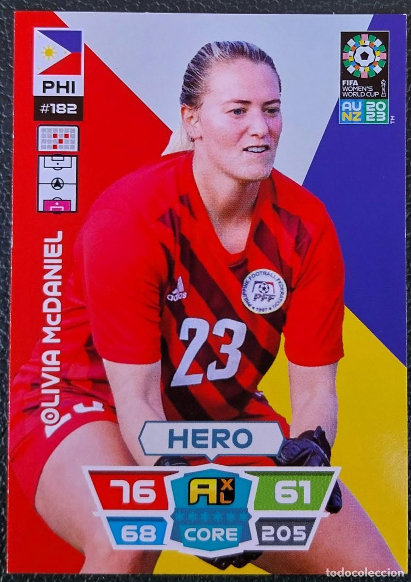 Cromos de Futebol: 182 OLIVIA McDANIEL FILIPINAS FICHAS ALBUM ADRENALYN FEMENINO MUNDIAL WOMEN'S WORLD AU NZ 2023