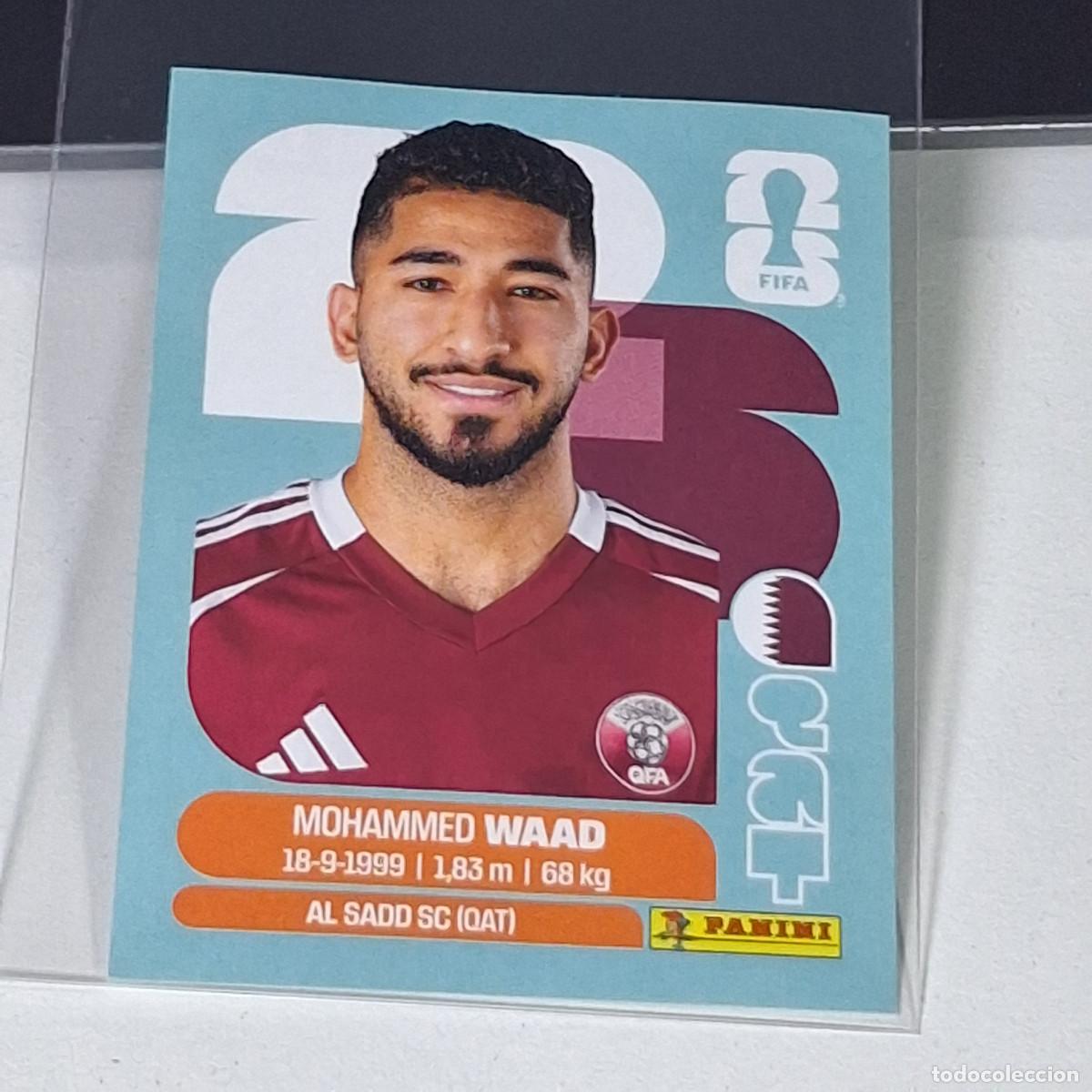 Cromos de Futebol: B60 QAT14 MOHAMMED WAAD 14 QATAR CATAR QAT MUNDIAL FIFA WORLD CUP 2026 STICKER PANINI