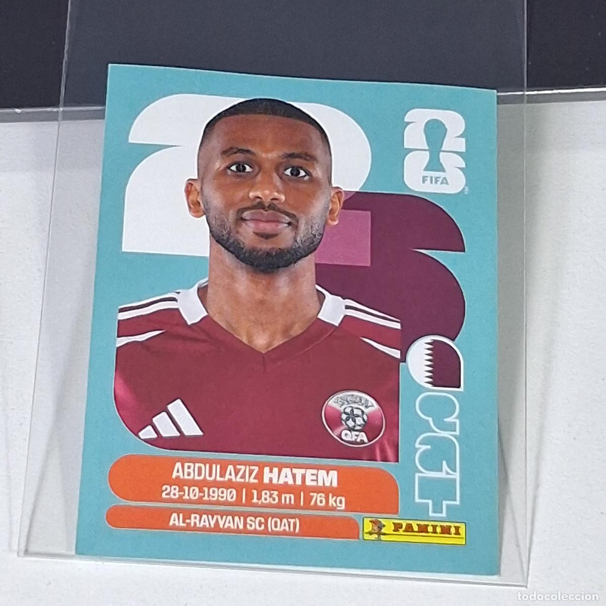 Cromos de Futebol: B60 QAT15 ABDULAZIZ HATEM 15 QATAR CATAR QAT MUNDIAL FIFA WORLD CUP 2026 STICKER PANINI
