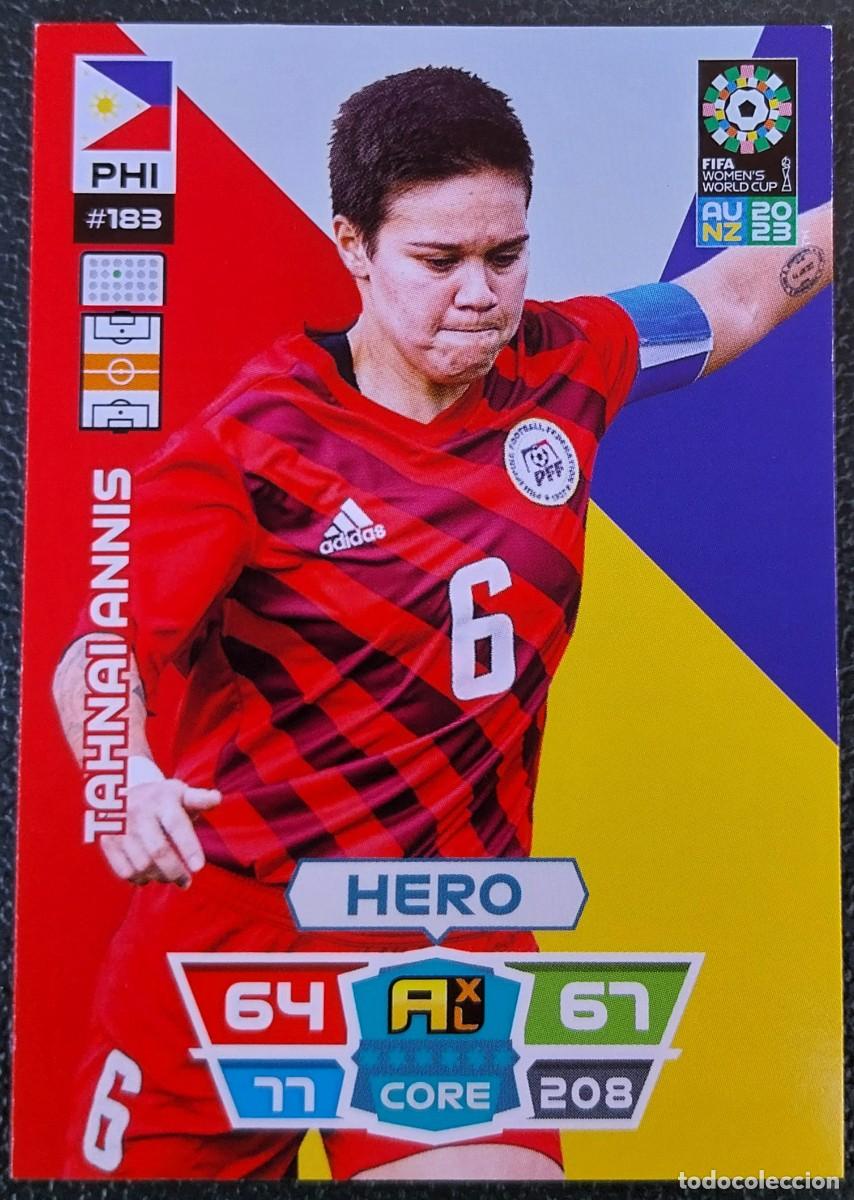 Cromos de Futebol: 183 TAHNAI ANNIS FILIPINAS FICHAS ALBUM ADRENALYN FEMENINO MUNDIAL WOMEN'S WORLD AU NZ 2023