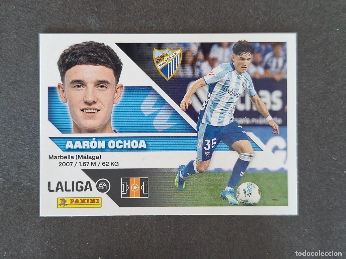 Cromos de f&uacute;tbol: L1 AARON OCHOA MALAGA C. F. LIGA ESTE 2026 2027 26 27 NUNCA PEGADO SIN PEGAR