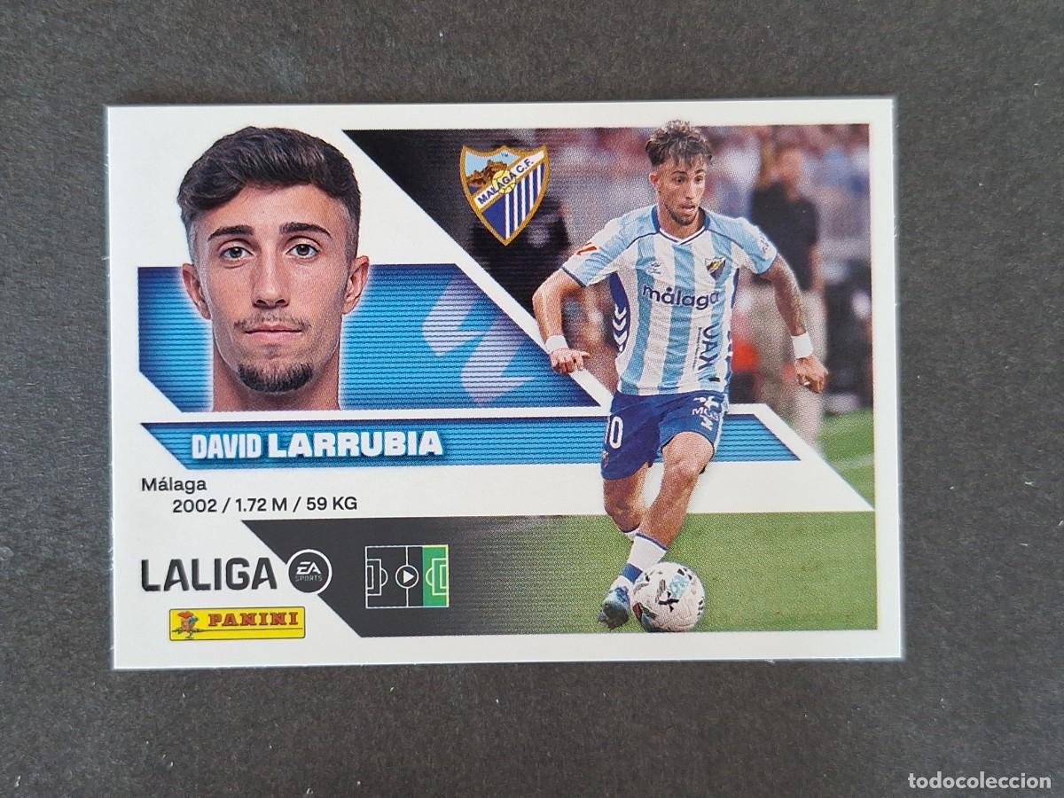 Cromos de f&uacute;tbol: L1 LARRUBIA MALAGA C. F. LIGA ESTE 2026 2027 26 27 NUNCA PEGADO SIN PEGAR