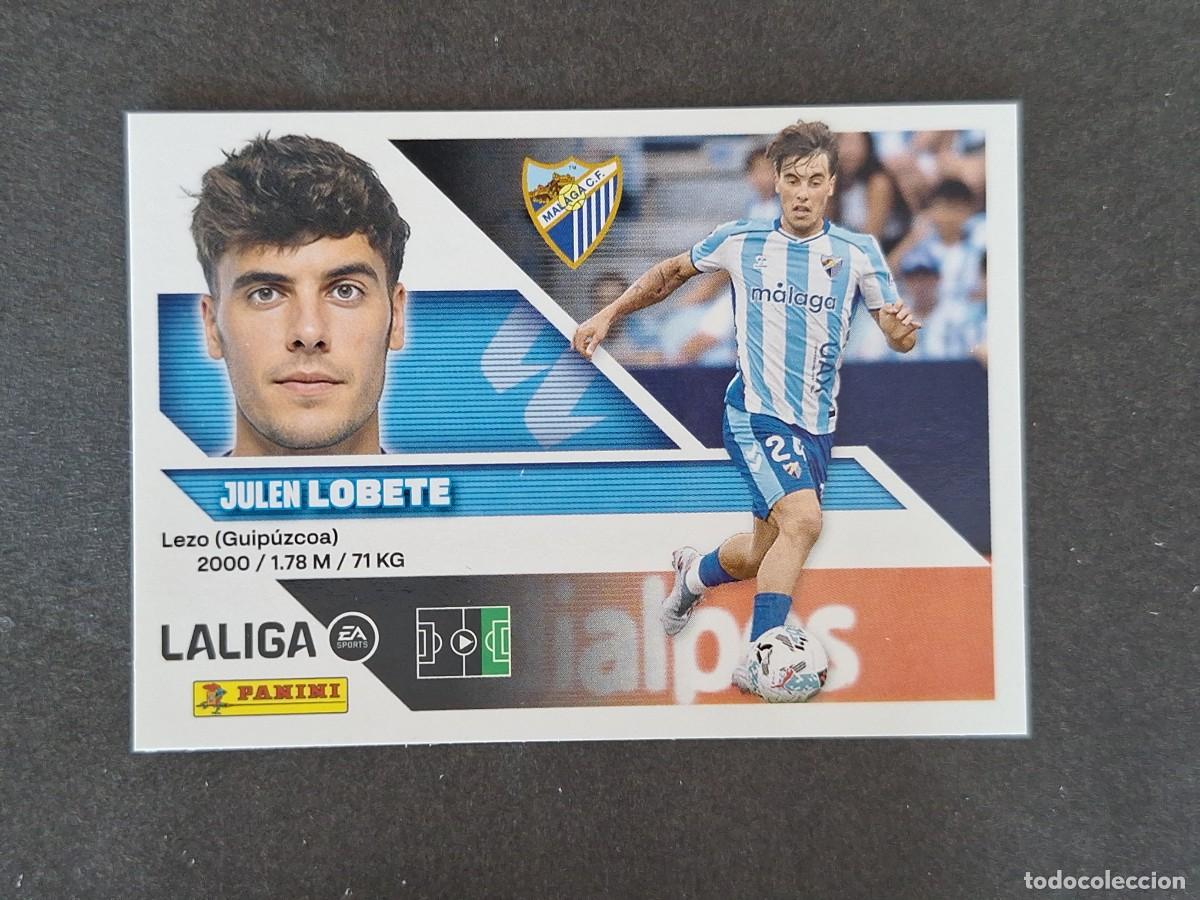 Cromos de f&uacute;tbol: L1 LOBETE MALAGA C. F. LIGA ESTE 2026 2027 26 27 NUNCA PEGADO SIN PEGAR
