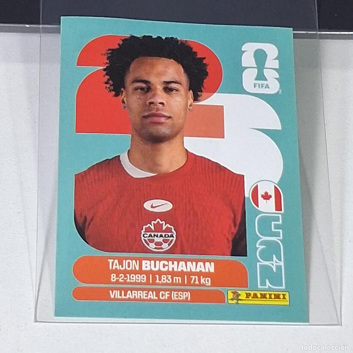 Cromos de f&uacute;tbol: B60 CAN 17 CAN17 TAJON BUCHANAN CANAD&Aacute; CAN MUNDIAL FIFA WORLD CUP 2026 STICKER PANINI