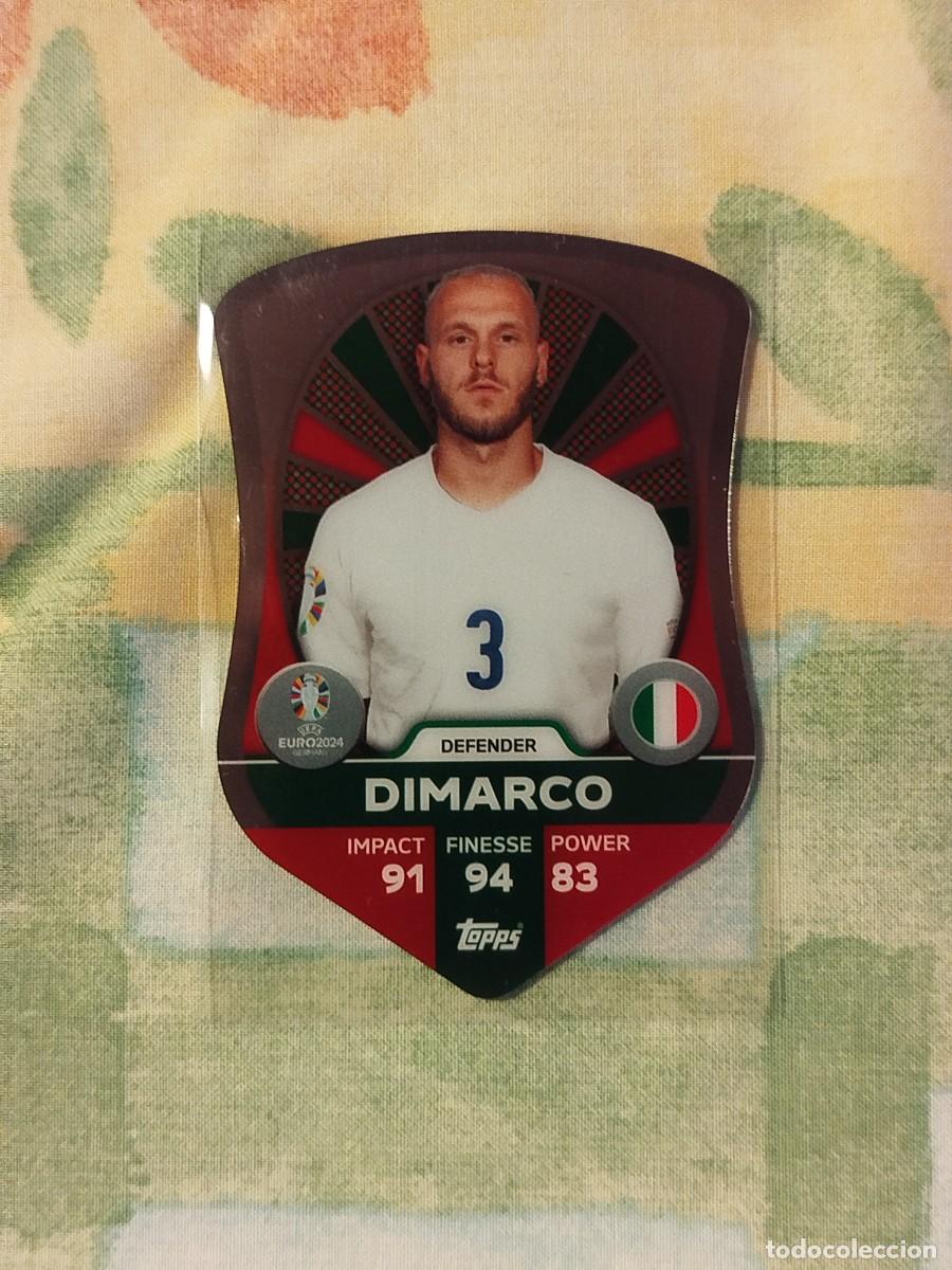 Cromos de Futebol: SC4. Federico Dimarco (Italia) Chrome Pro Elite Shield - Topps Match Attax Uefa Euro 2024
