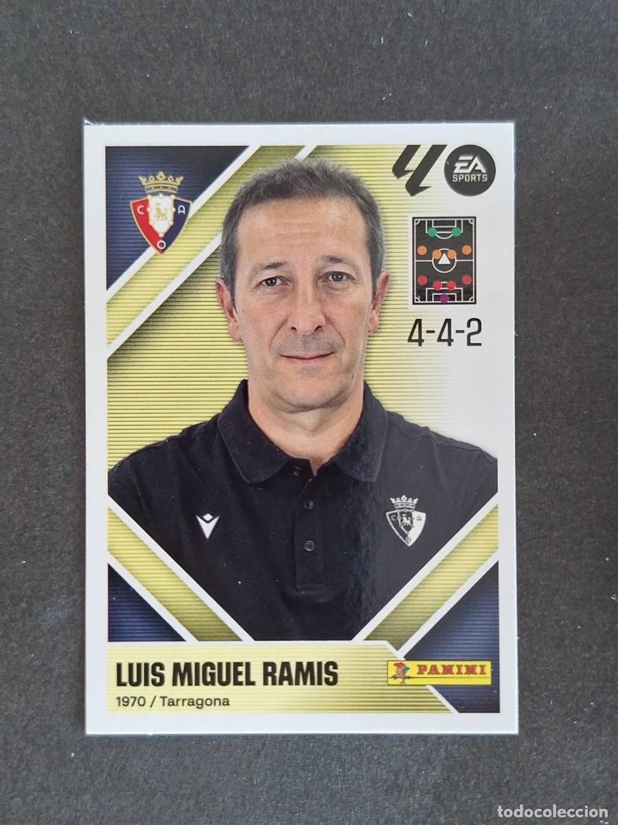 Football Stickers: L1 LUIS MIGUEL RAMIS ENTRENADOR C. A. OASUNA LIGA ESTE 2026 2027 26 27 NUNCA PEGADO SIN PEGAR