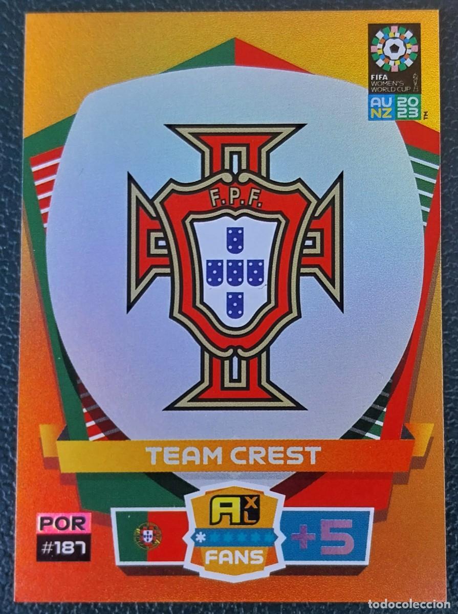 Football Stickers: 187 ESCUDO PORTUGAL FICHAS ALBUM ADRENALYN FEMENINO MUNDIAL WOMEN'S WORLD AU NZ 2023