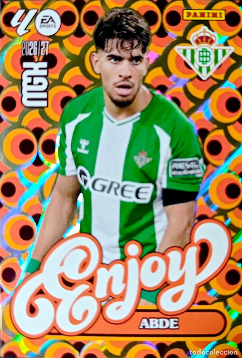 Figurine di Calcio: 379 Abde - Real Betis - ENJOY - PANINI Megacracks MGK 2026 2027 26 27