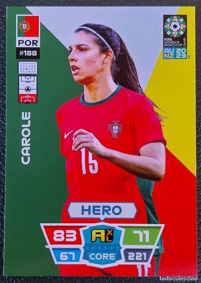 Figurine di Calcio: 188 CAROLE PORTUGAL FICHAS ALBUM ADRENALYN FEMENINO MUNDIAL WOMEN'S WORLD AU NZ 2023