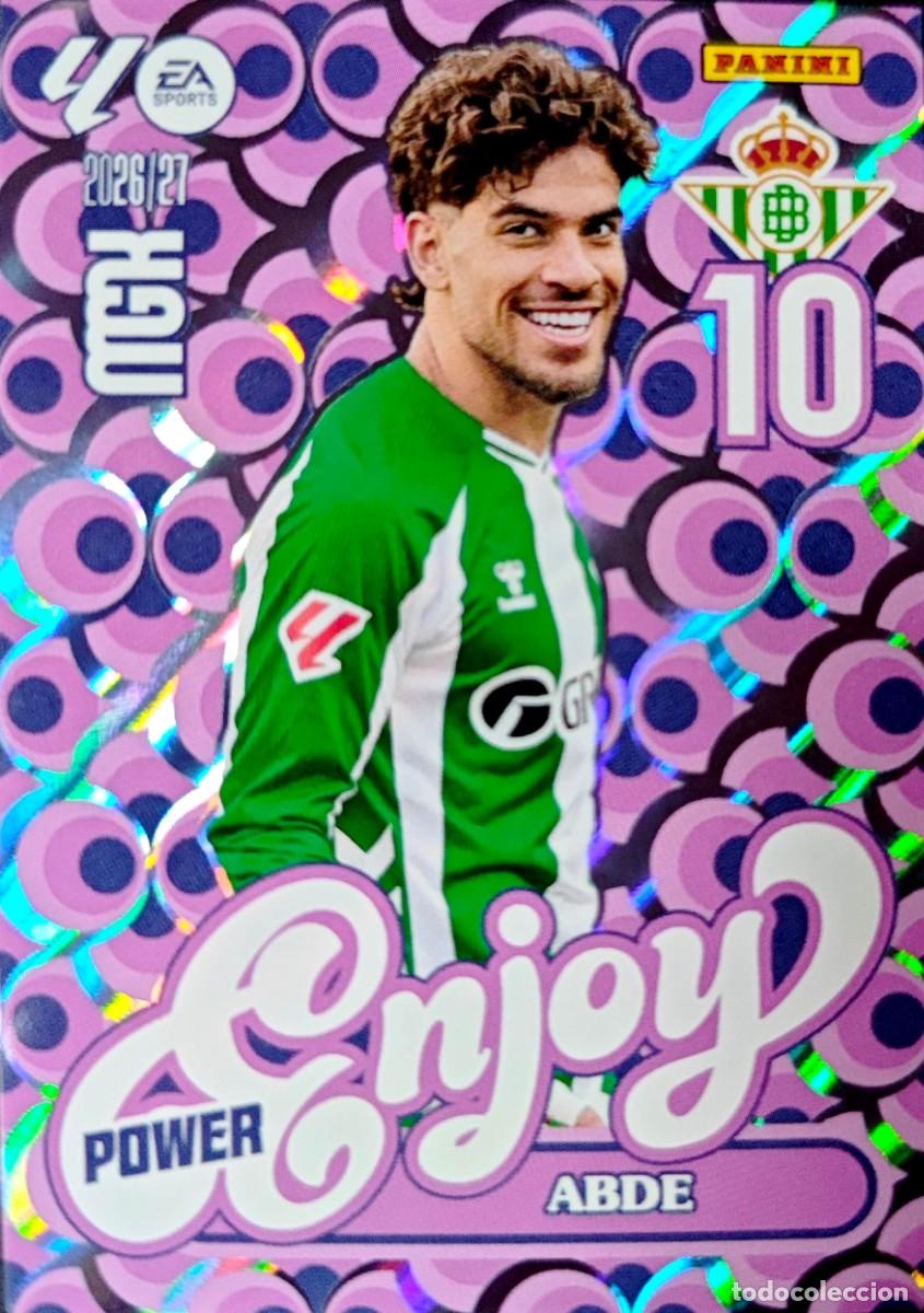 Figurine di Calcio: 379 P 379P Abde - Real Betis - ENJOY POWER - PANINI Megacracks MGK 2026 2027 26 27