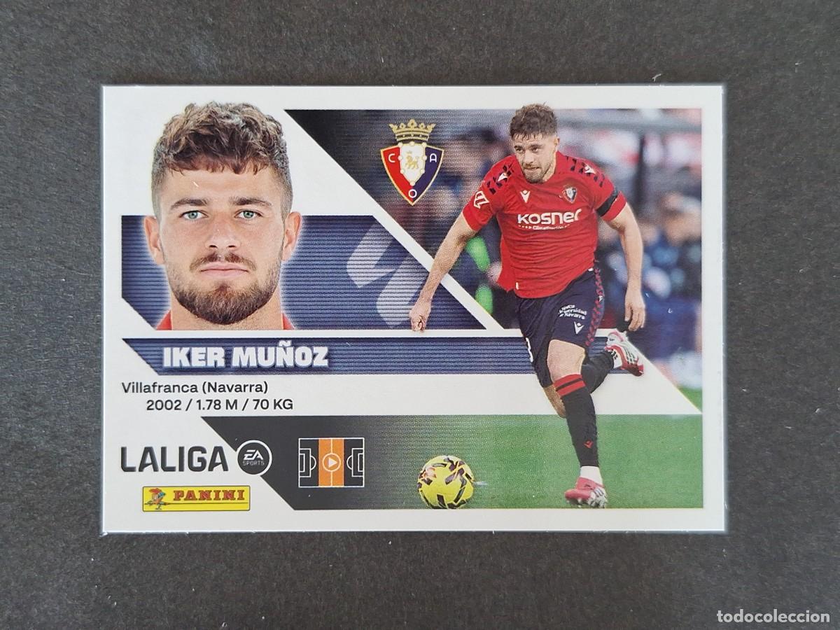 Cromos de f&uacute;tbol: L1 IKER MU&Ntilde;OZ C. A. OASUNA LIGA ESTE 2026 2027 26 27 NUNCA PEGADO SIN PEGAR