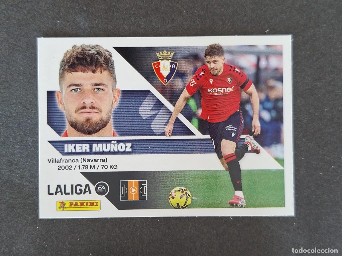 Cromos de f&uacute;tbol: L1 IKER MU&Ntilde;OZ C. A. OASUNA LIGA ESTE 2026 2027 26 27 NUNCA PEGADO SIN PEGAR
