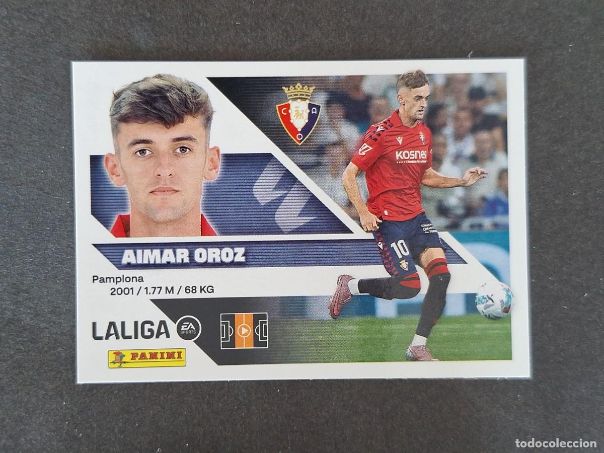 Cromos de f&uacute;tbol: L1 AIMAR OROZ C. A. OASUNA LIGA ESTE 2026 2027 26 27 NUNCA PEGADO SIN PEGAR