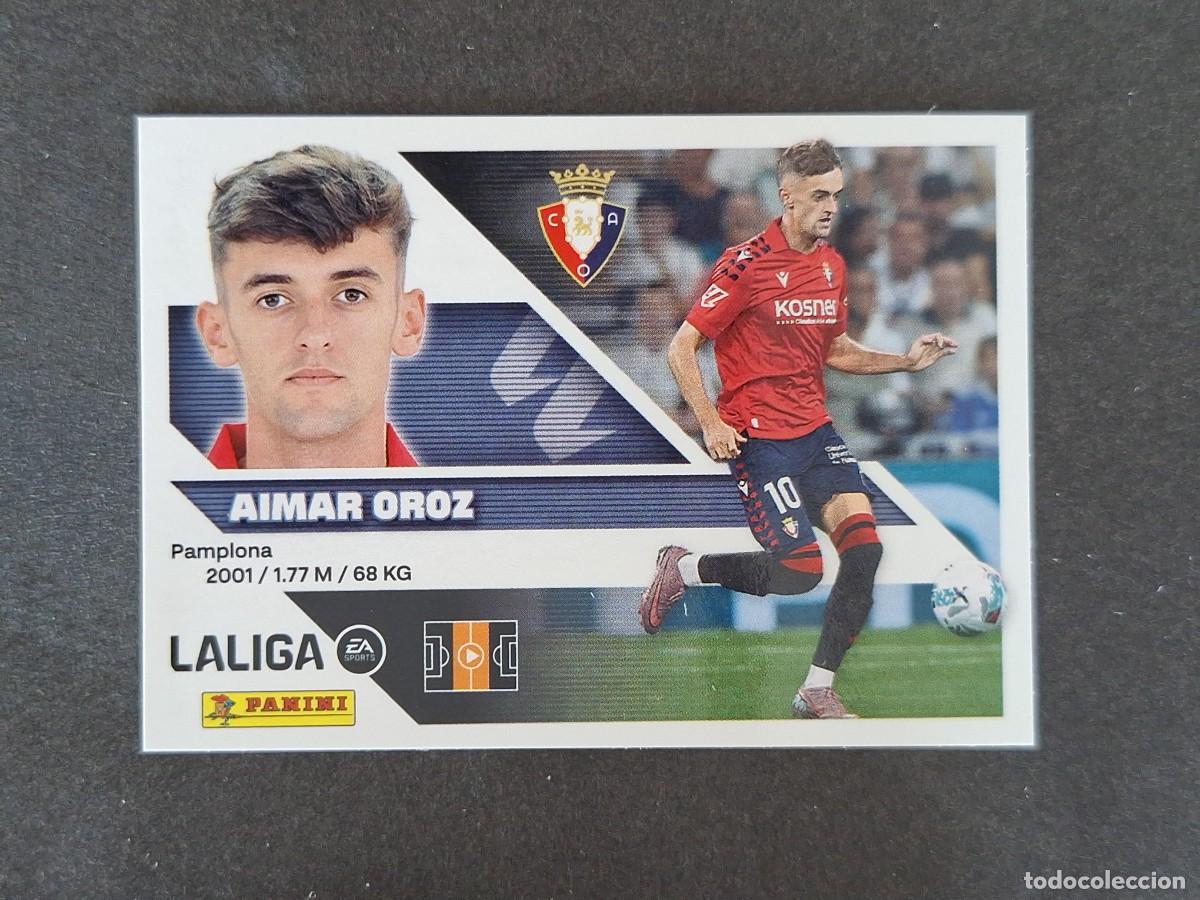 Cromos de f&uacute;tbol: L1 AIMAR OROZ C. A. OASUNA LIGA ESTE 2026 2027 26 27 NUNCA PEGADO SIN PEGAR