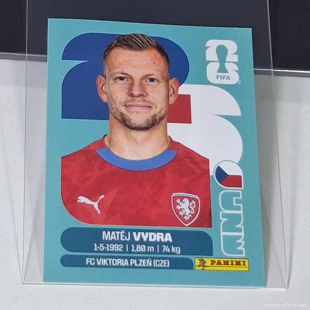 Cromos de f&uacute;tbol: B60 CZE 15 CZE15 MATEJ VYDRA REP&Uacute;BLICA CHECA CHEQUIA CZE MUNDIAL FIFA WORLD CUP 2026 STICKER PANINI